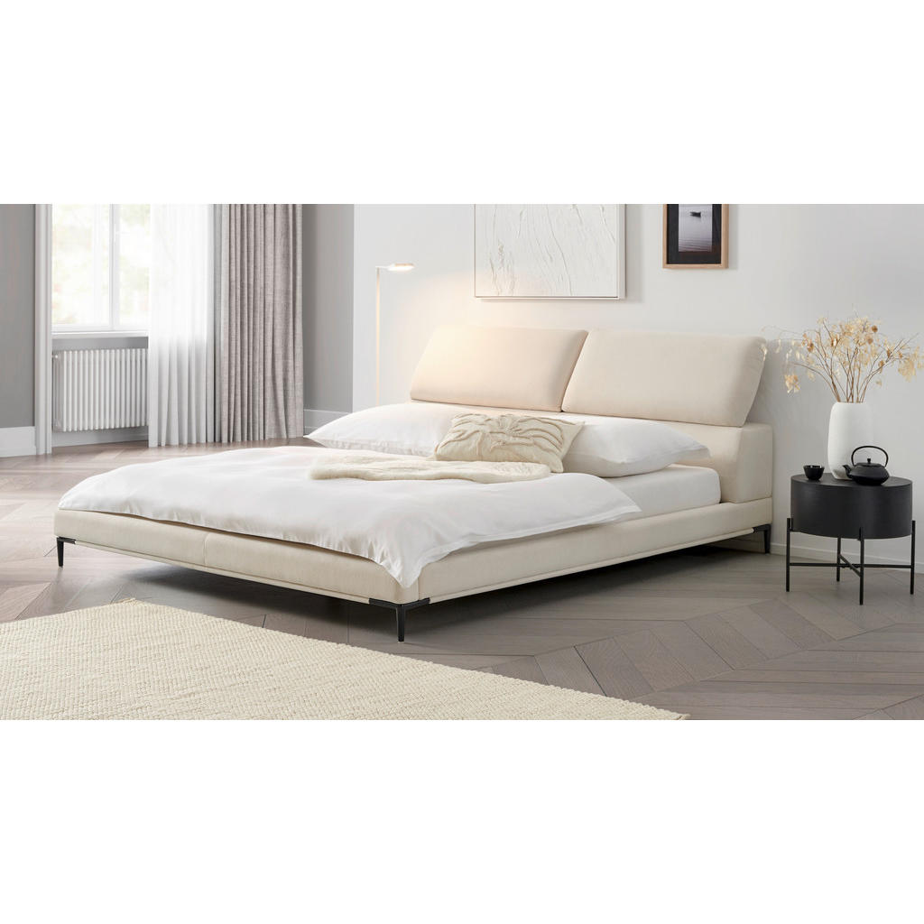 Livetastic ČALOUNĚNÁ POSTEL, 180/200 cm, krémová 1