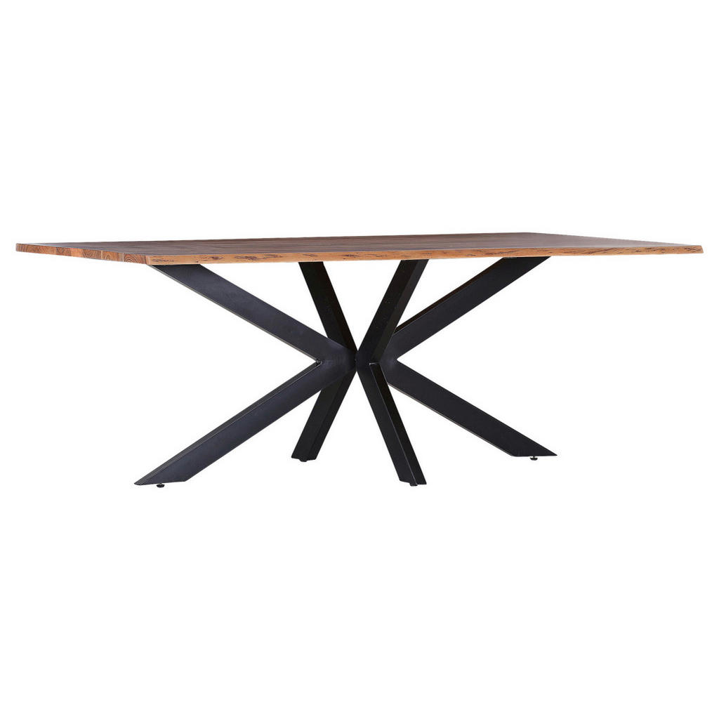 Livetastic JÍDELNÍ STŮL, akácie, přírodní barvy, černá, 140/80/76 cm
