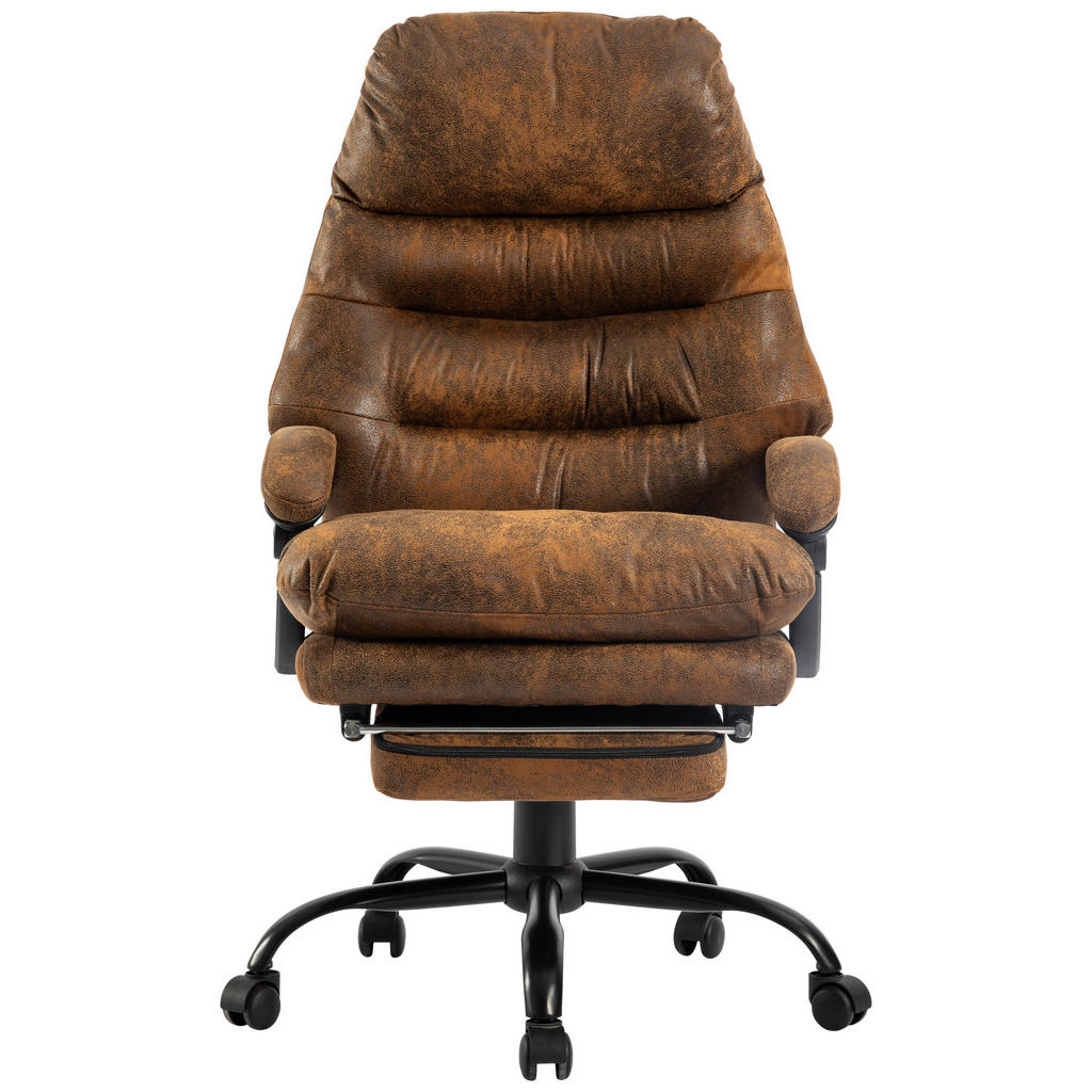 Livetastic KANCELÁŘSKÉ KŘESLO, mikrovlákno, hnědá, černá