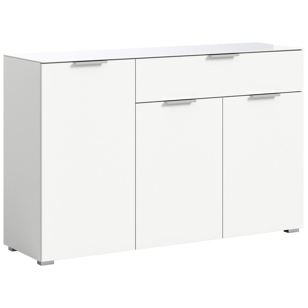 Livetastic KOMODA, bílá, 135/86/40 cm