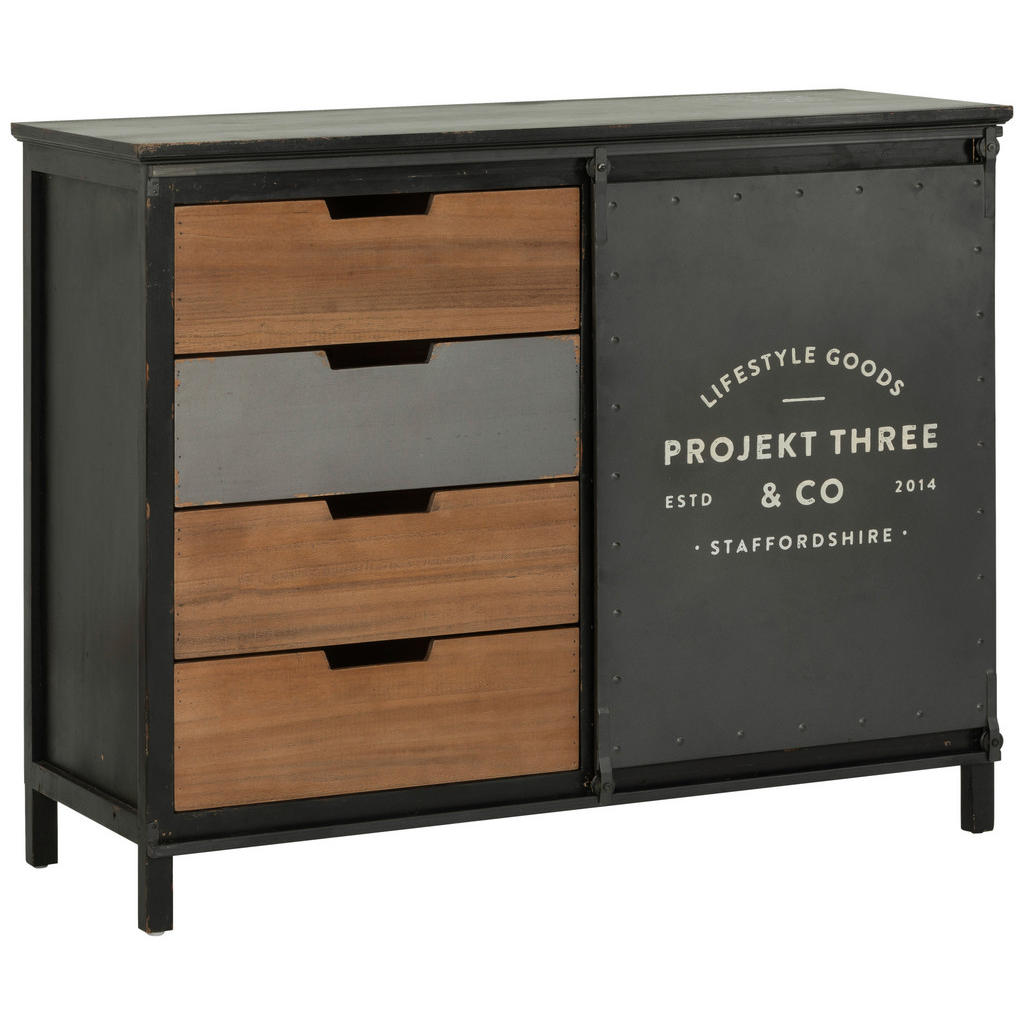 Livetastic KOMODA, jedle, vícebarevná, 120/96/45 cm