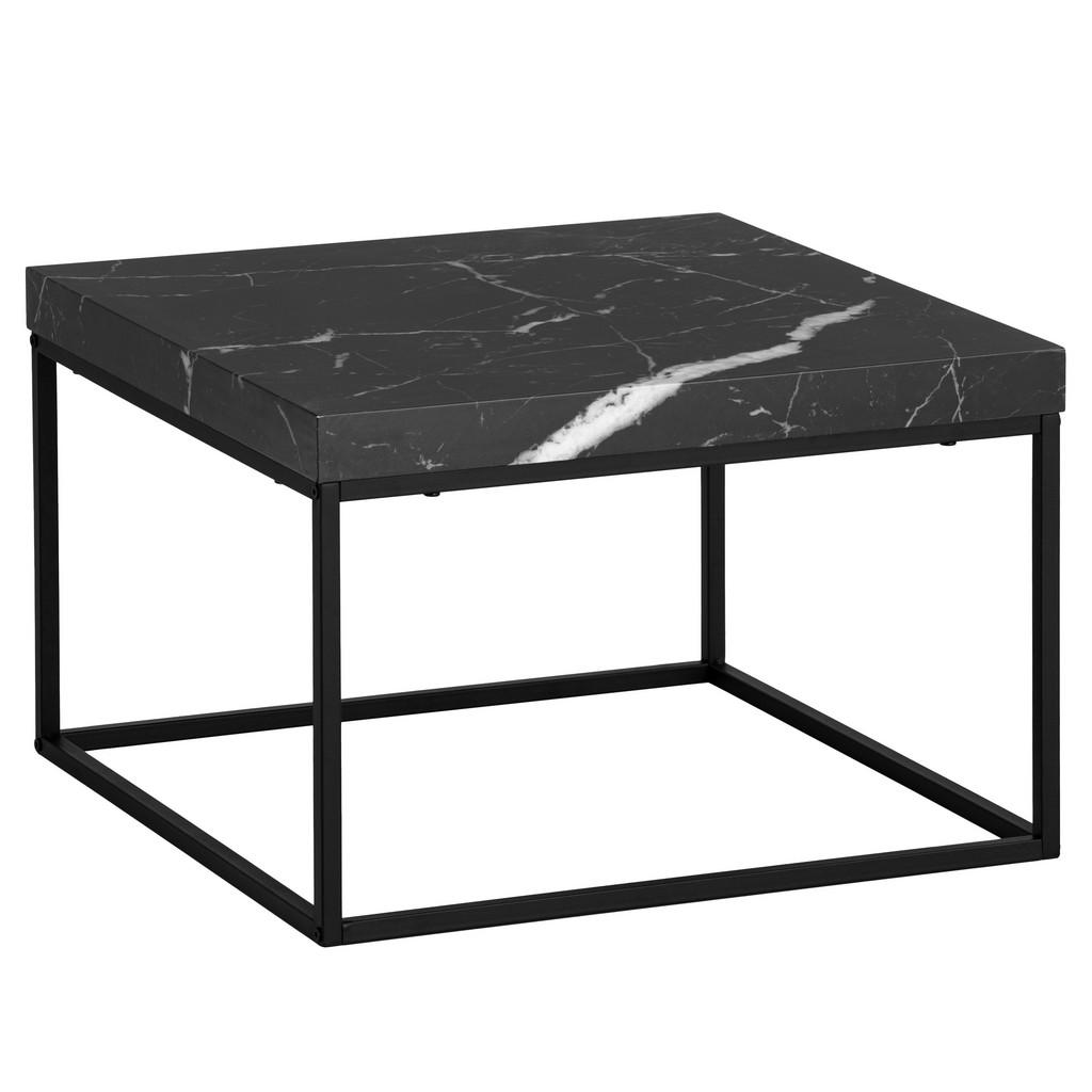 Livetastic KONFERENČNÍ STOLEK, černá, kompozitní dřevo, 60/60/38 cm