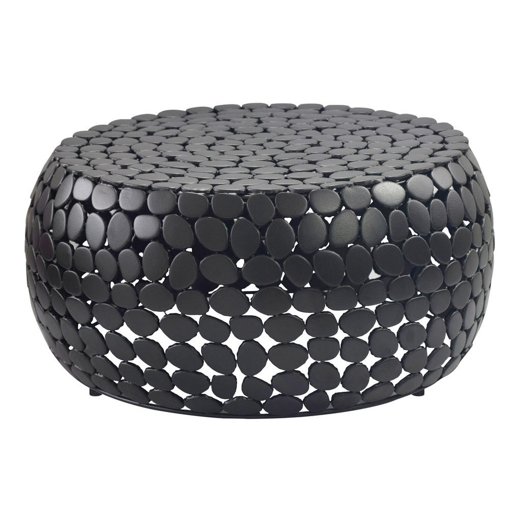 Livetastic KONFERENČNÍ STOLEK, černá, kov, 66/66/32 cm