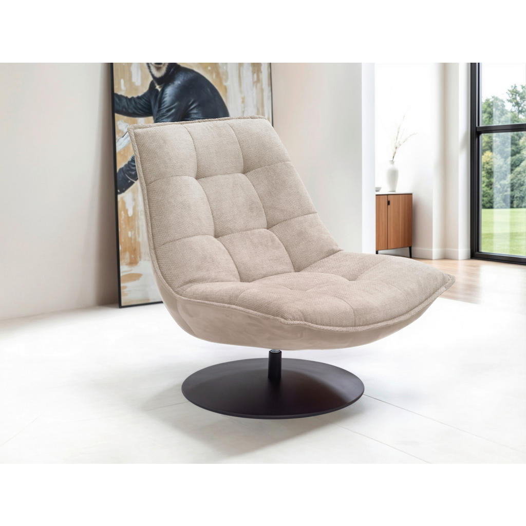 Livetastic KŘESLO, textil, pískové barvy