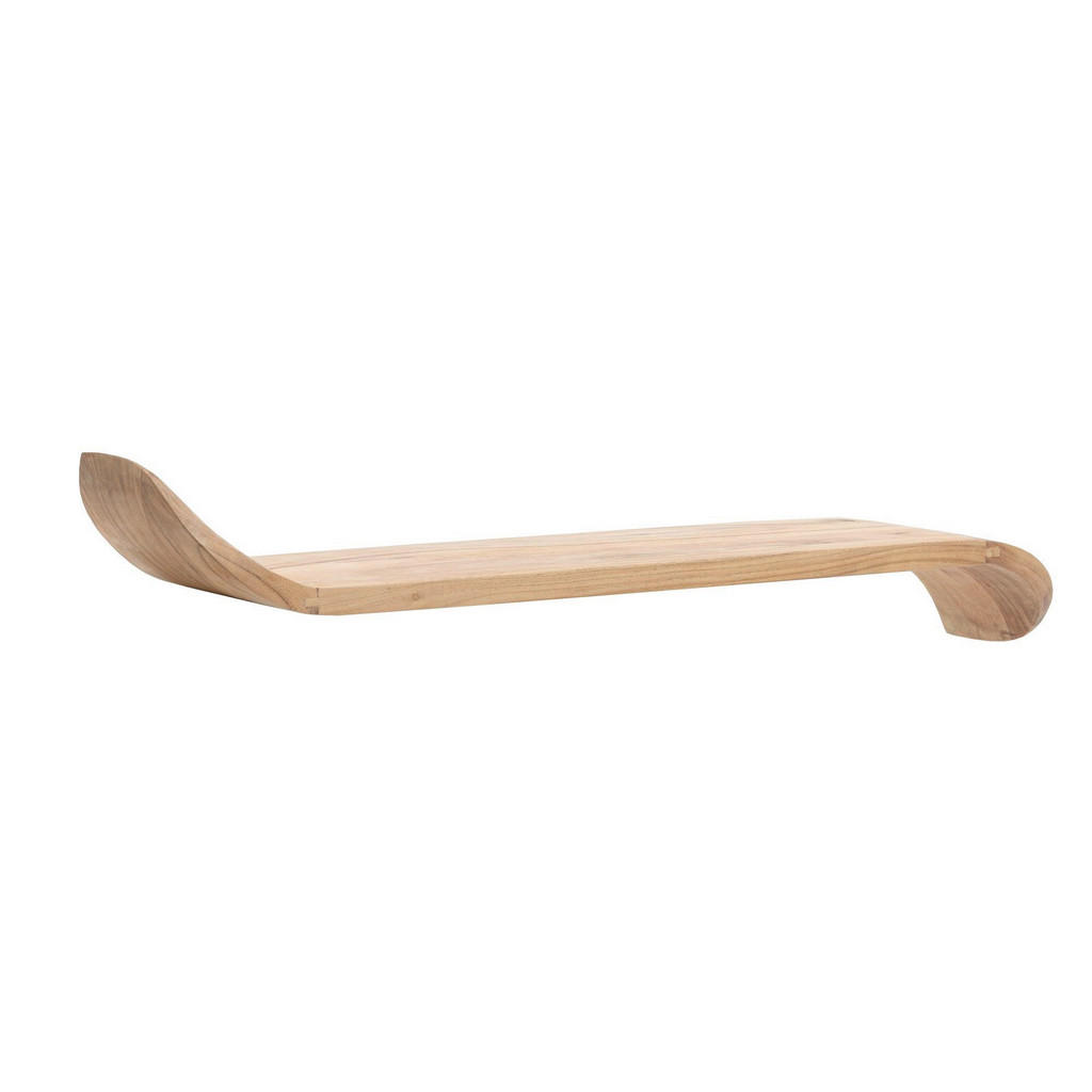 Livetastic NÁSTĚNNÁ POLICE, mangové dřevo, hnědá, 120/36/20 cm