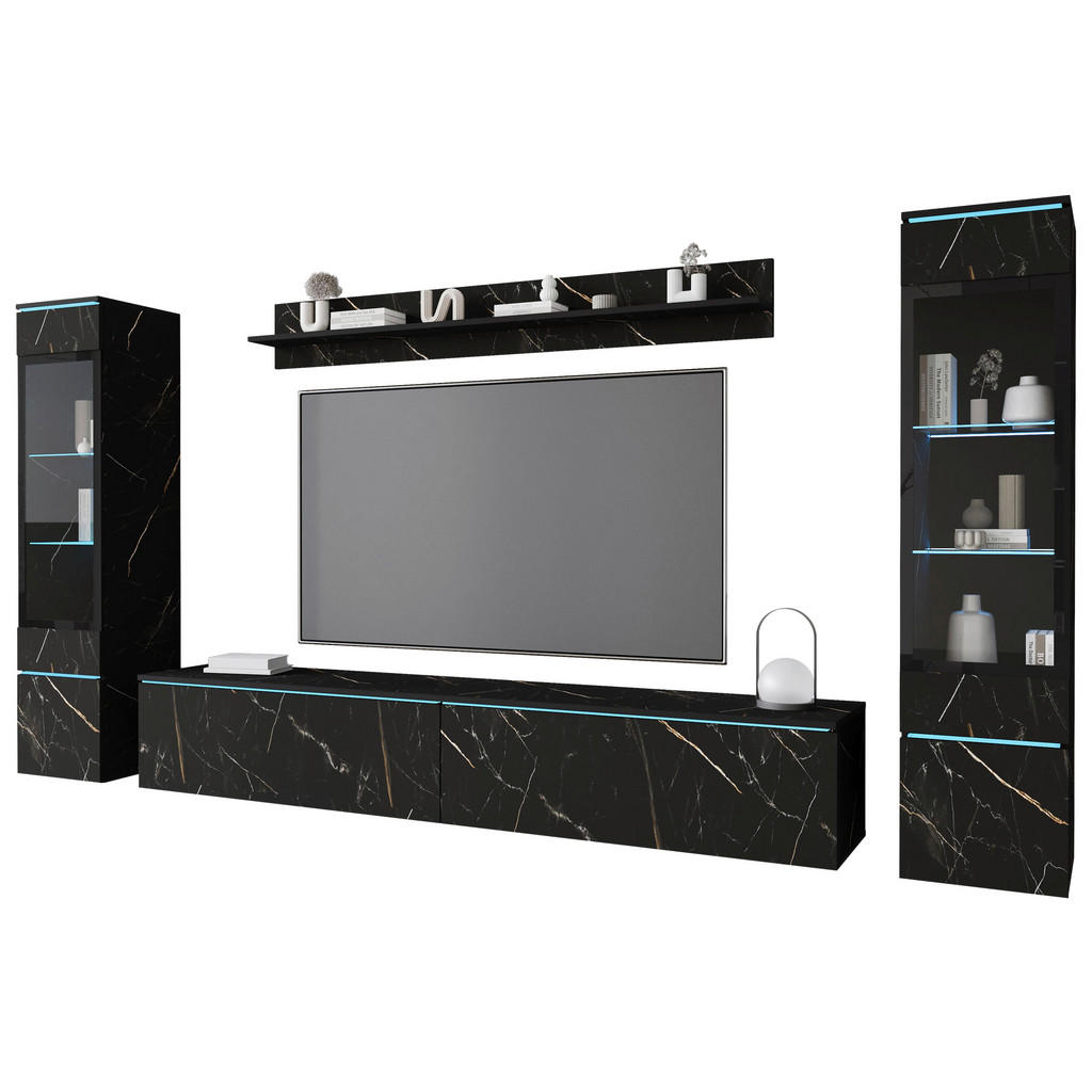 Livetastic OBÝVACÍ STĚNA barvy břidlice