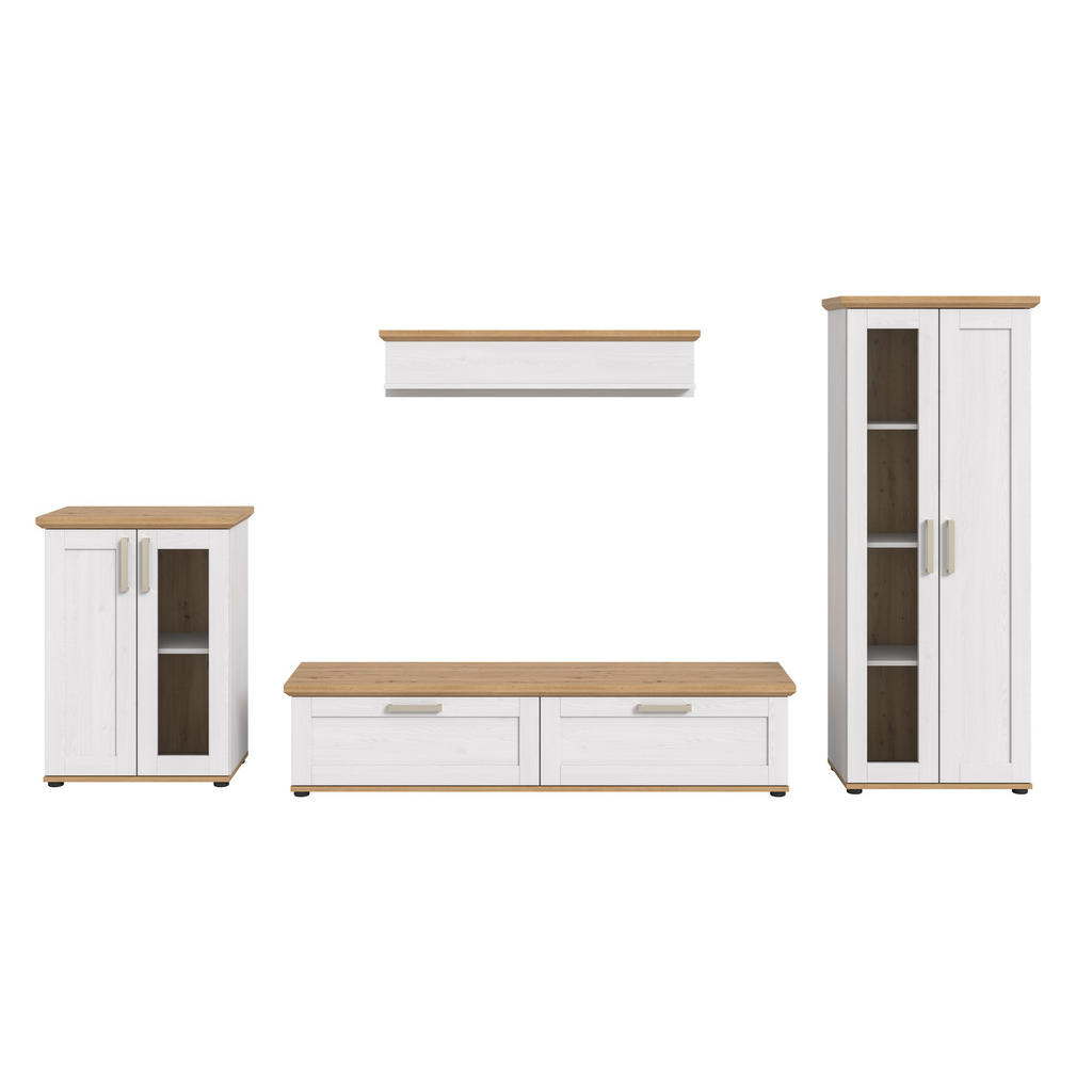 Livetastic OBÝVACÍ STĚNA barvy modřínu, dub artisan 1