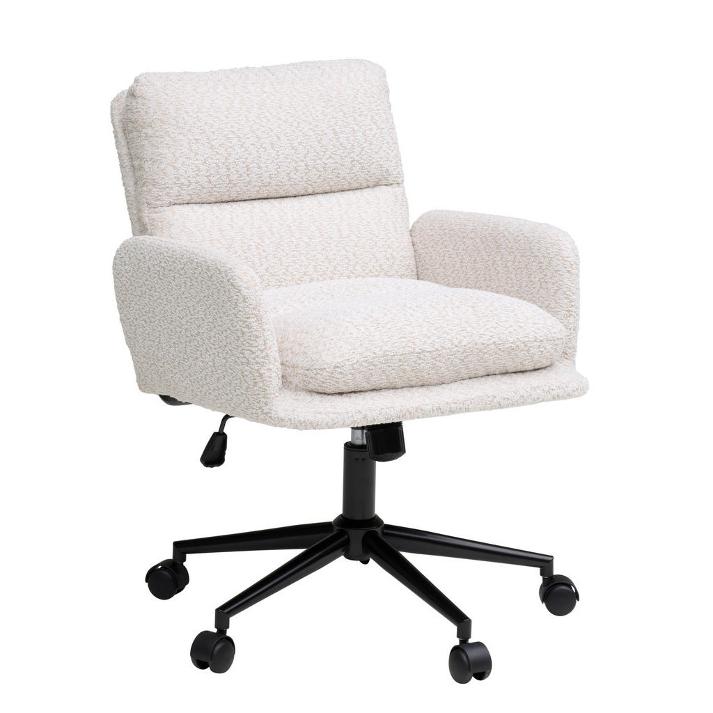 Livetastic OTOČNÁ ŽIDLE, buklé, černá, béžová