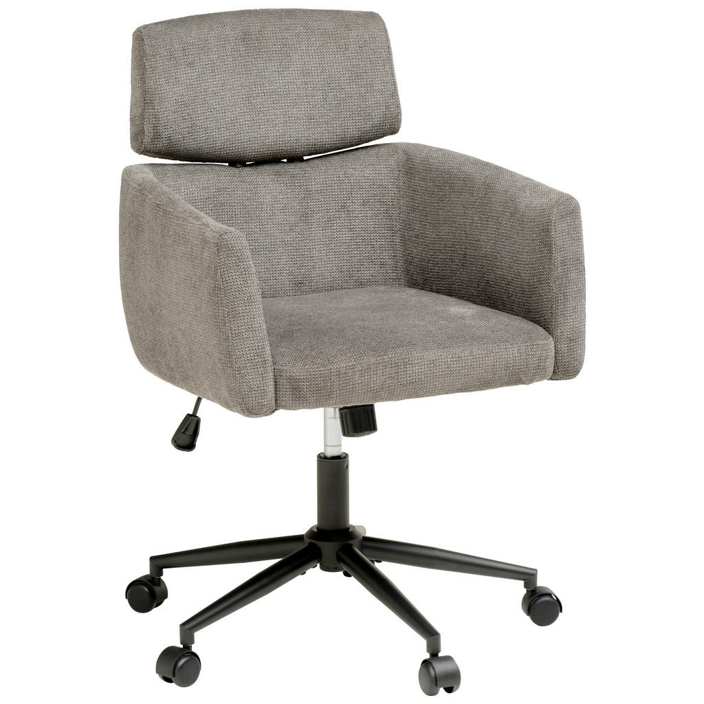 Livetastic OTOČNÁ ŽIDLE, mikrovlákno, šedá 1