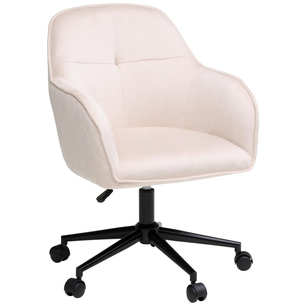 Livetastic OTOČNÁ ŽIDLE, samet, černá, béžová