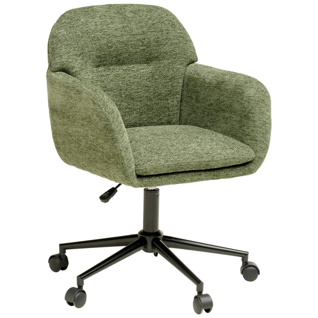 Livetastic OTOČNÁ ŽIDLE, tkaná látka, zelená 1