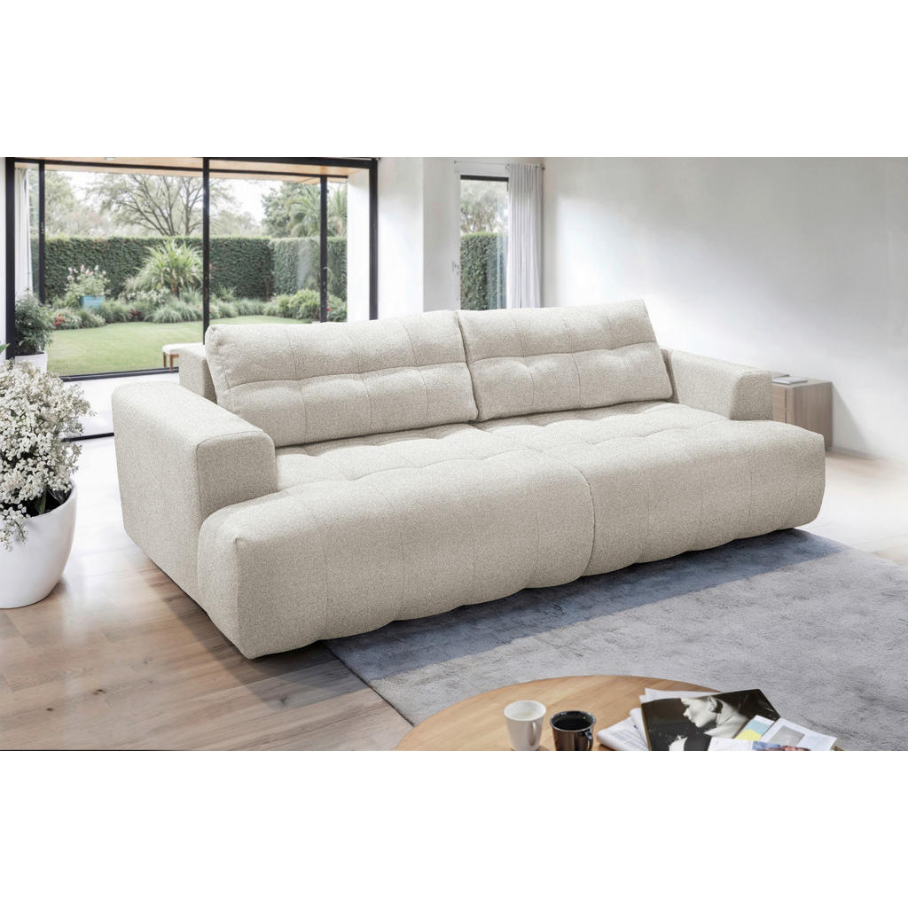 Livetastic POHOVKA BIG SOFA, plast, textil, kompozitní dřevo, béžová