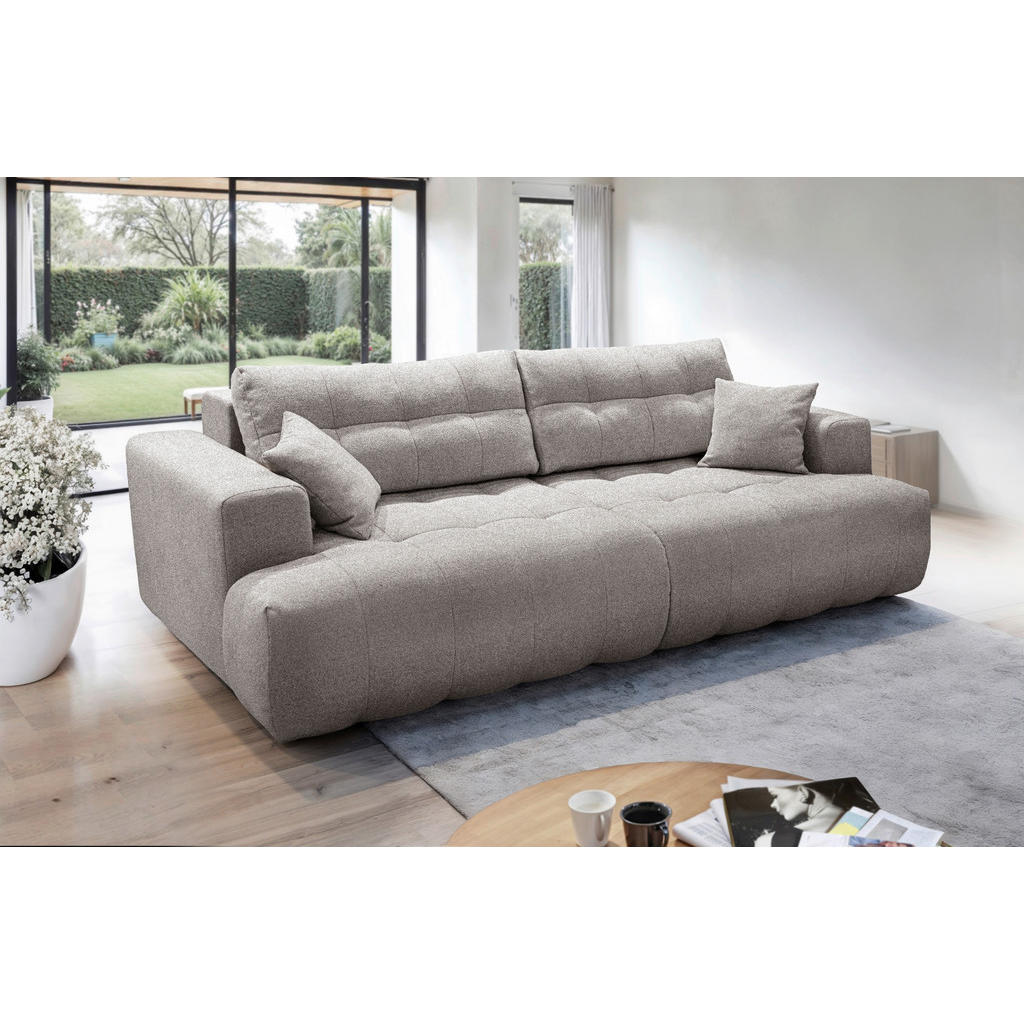 Livetastic POHOVKA BIG SOFA, plast, textil, kompozitní dřevo, mokka