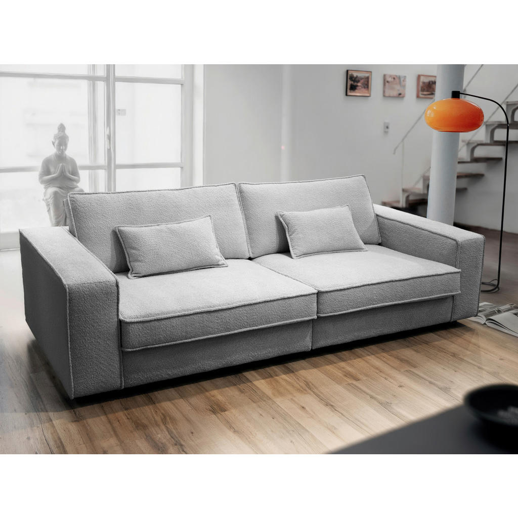 Livetastic POHOVKA BIG SOFA, plast, textil, kompozitní dřevo, šedá 1