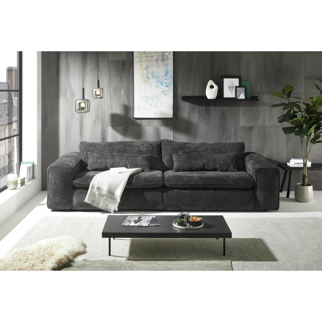 Livetastic POHOVKA BIG SOFA, textil, černá