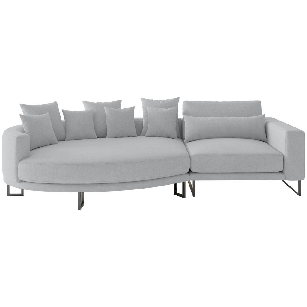 Livetastic POHOVKA BIG SOFA, textil, šedá 1