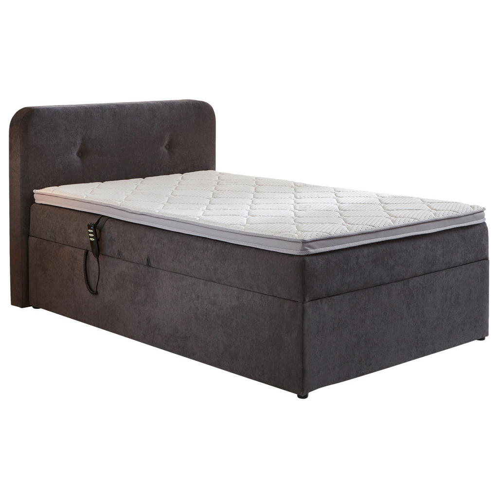 Livetastic POSTEL BOXSPRING, 120/200 cm, šedá
