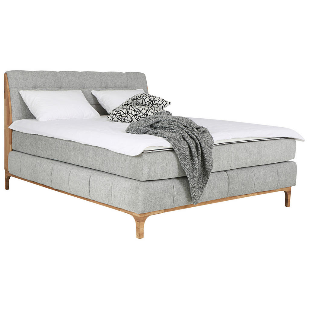 Livetastic POSTEL BOXSPRING, 160/200 cm, barvy stříbra