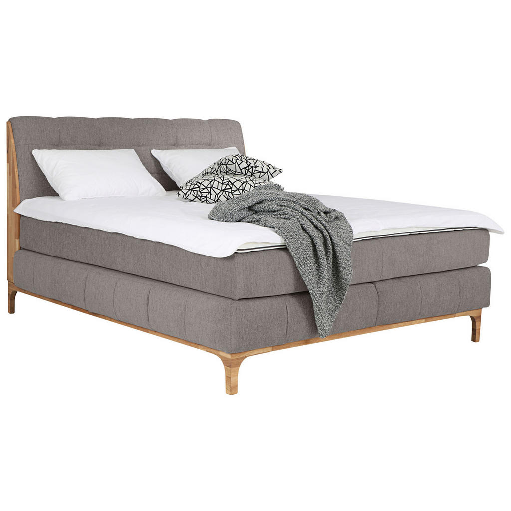 Livetastic POSTEL BOXSPRING, 160/200 cm, šedohnědá