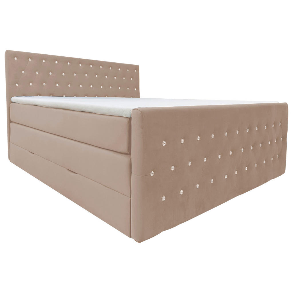 Livetastic POSTEL BOXSPRING, 180/200 cm, béžová 1