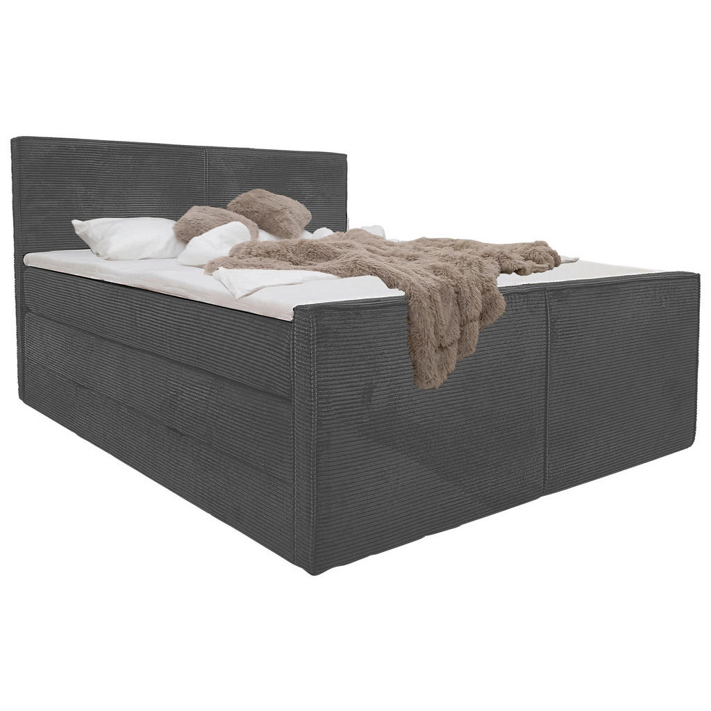 Livetastic POSTEL BOXSPRING, 180/200 cm, šedá