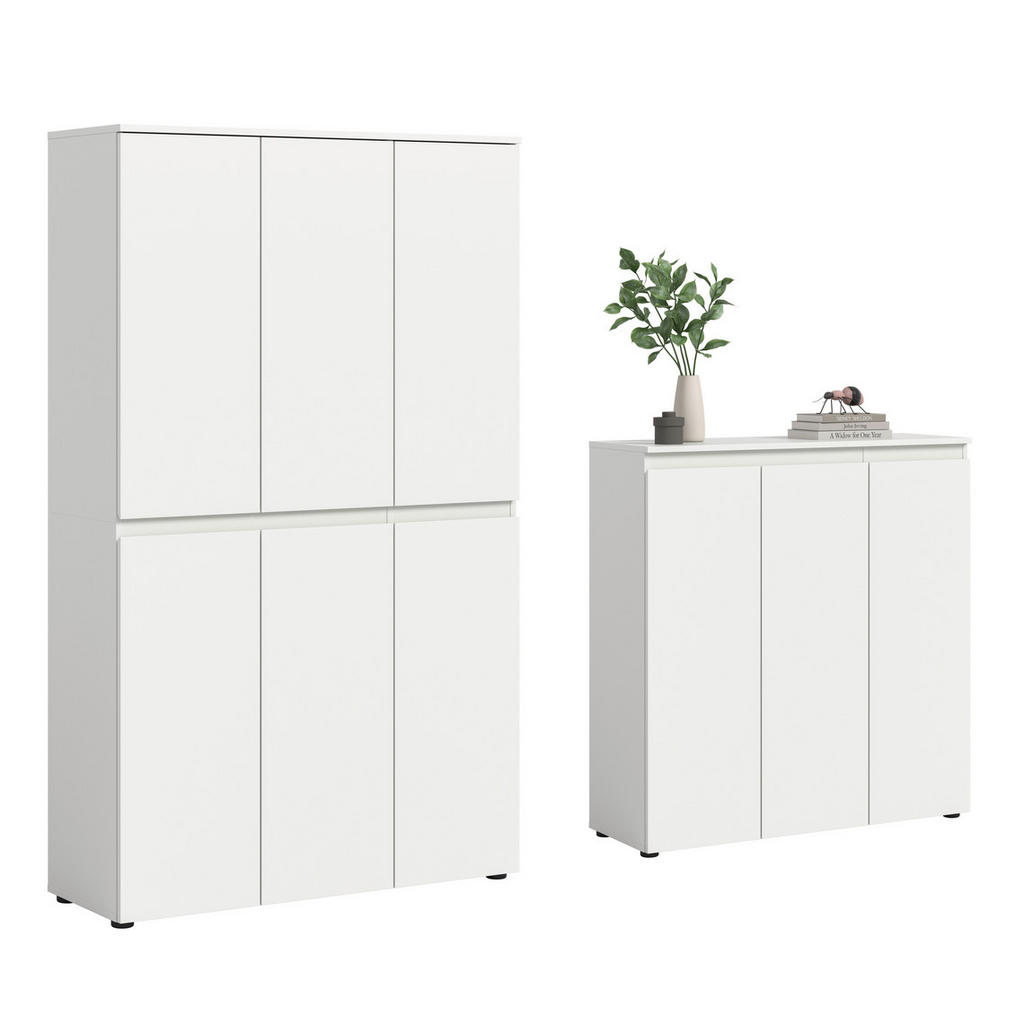 Livetastic PŘEDSÍŇOVÁ SADA, bílá, 105+105/175+111/37+37 cm