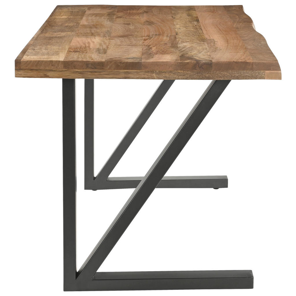 Livetastic PSACÍ STŮL, přírodní barvy, černá, 160/76/80 cm