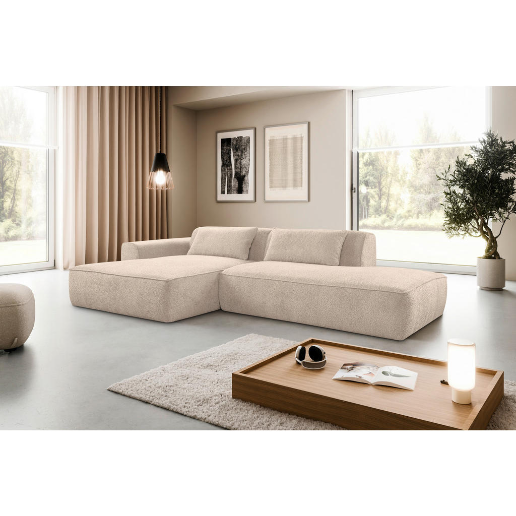 Livetastic ROHOVÁ SEDAČKA, plast, textil, kompozitní dřevo, pískové barvy 1