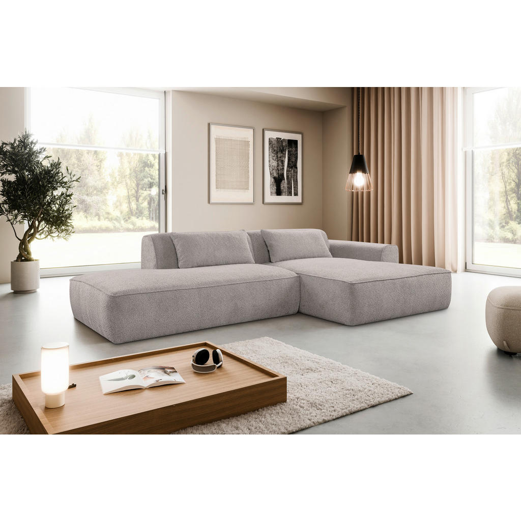 Livetastic ROHOVÁ SEDAČKA, plast, textil, kompozitní dřevo, šedá