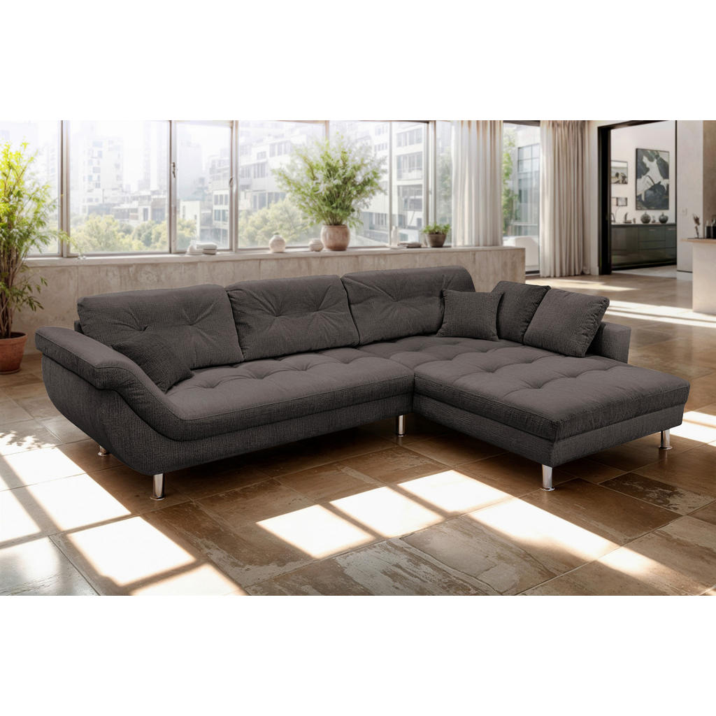 Livetastic ROHOVÁ SEDAČKA, plast, textil, kompozitní dřevo, tmavě hnědá