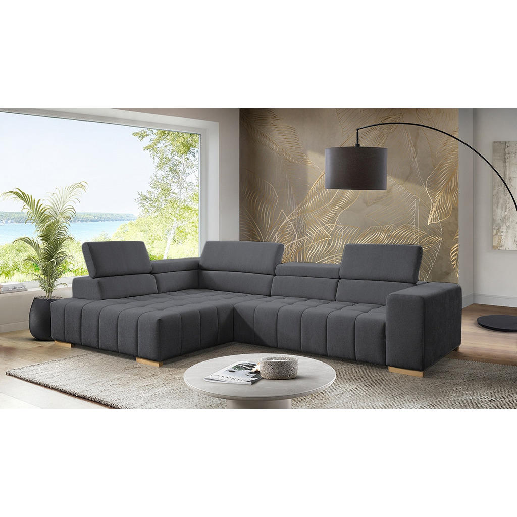 Livetastic ROHOVÁ SEDAČKA, textil, barvy grafitu 1