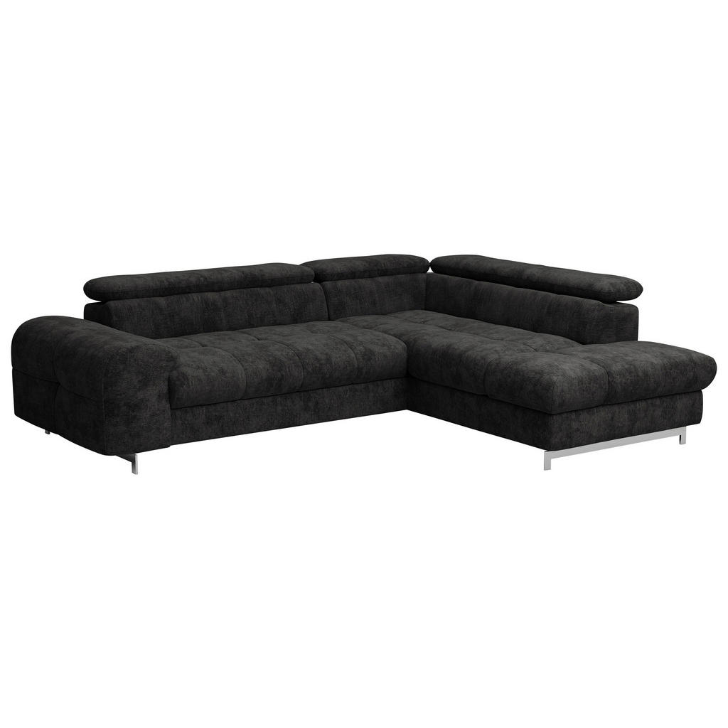 Livetastic ROHOVÁ SEDAČKA, textil, černá