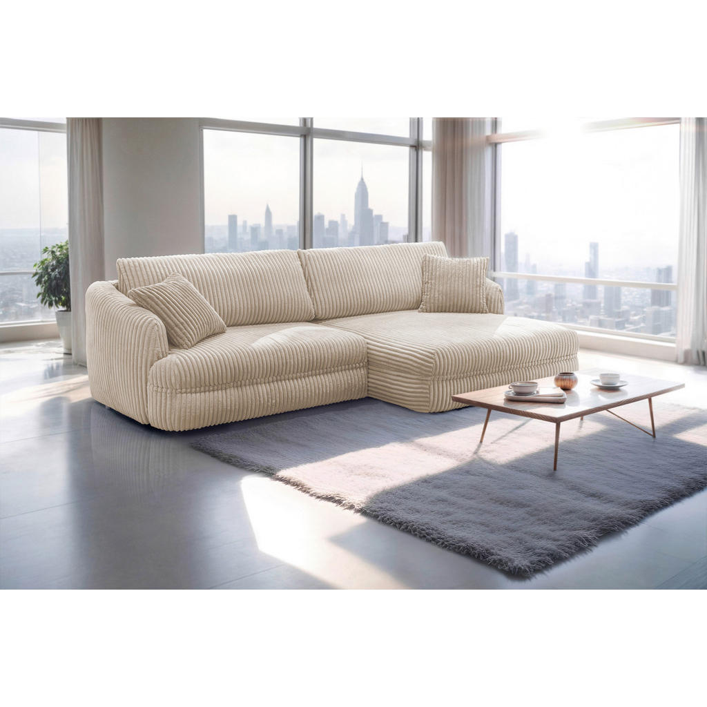 Livetastic ROHOVÁ SEDAČKA, textil, pískové barvy 1