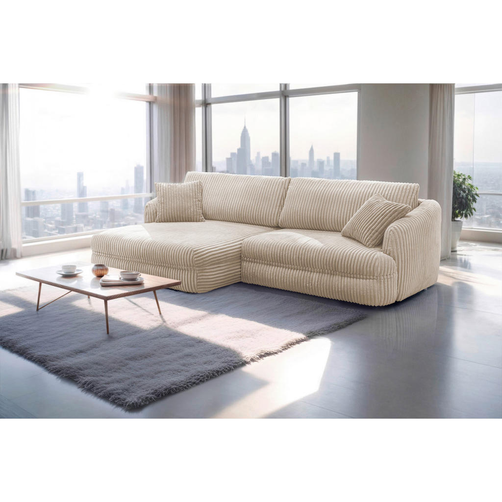 Livetastic ROHOVÁ SEDAČKA, textil, pískové barvy