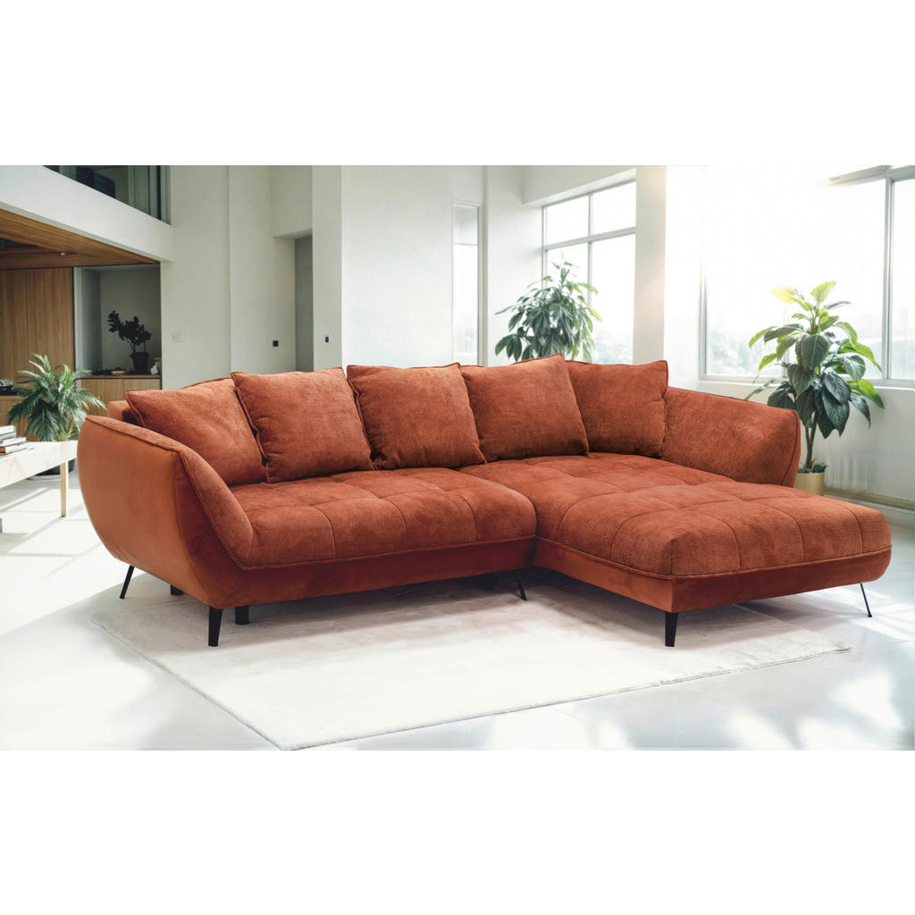 Livetastic ROHOVÁ SEDAČKA, textil, rezavá