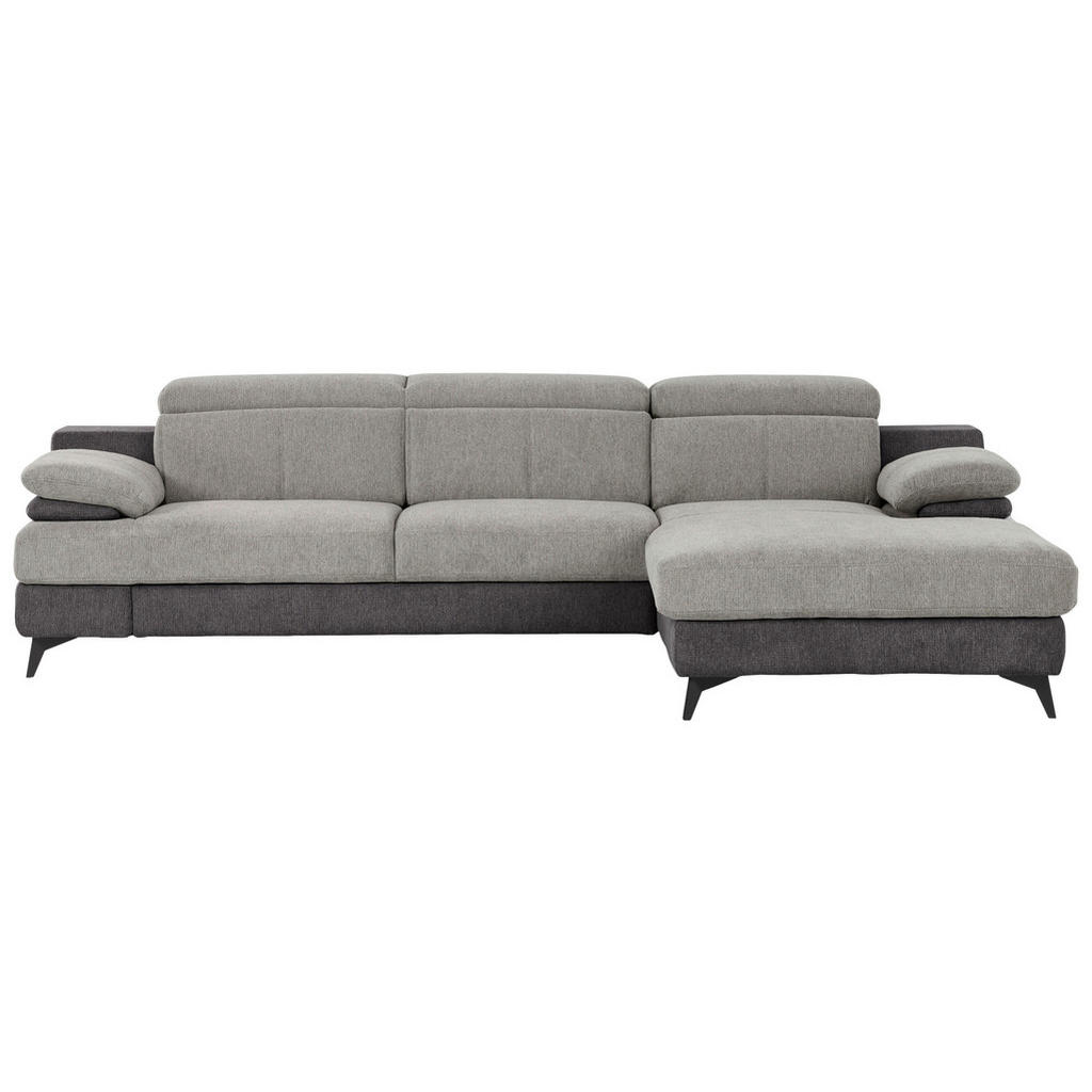 Livetastic ROHOVÁ SEDAČKA, textil, tmavě šedá, světle šedá