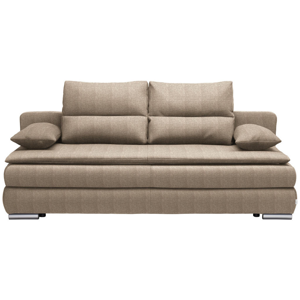 Livetastic ROZKLÁDACÍ POHOVKA, textil, hnědá