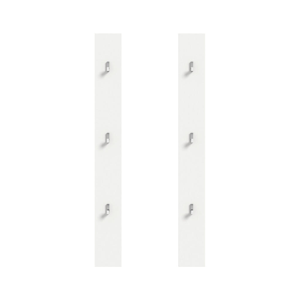 Livetastic ŠATNÍ PANEL, bílá, vysoce lesklá bílá,