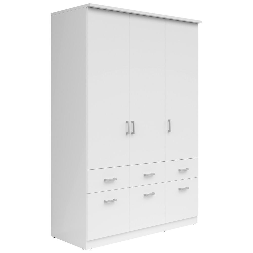 Livetastic ŠATNÍ SKŘÍŇ, bílá, 136/199/58 cm