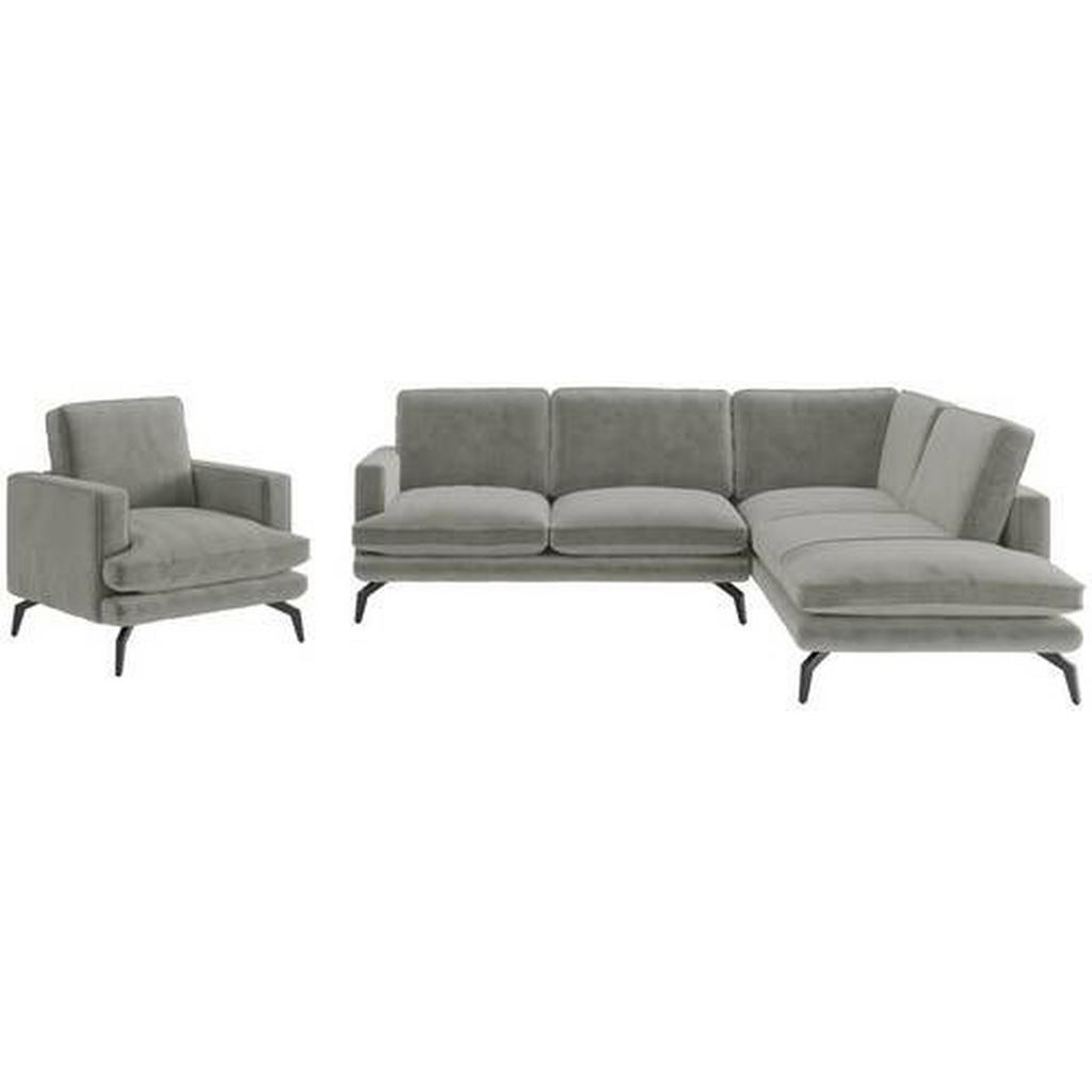 Livetastic SEDACÍ SESTAVA, textil, šedá 1