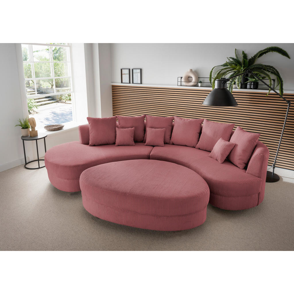 Livetastic SEDACÍ SOUPRAVA, textil, korály 1