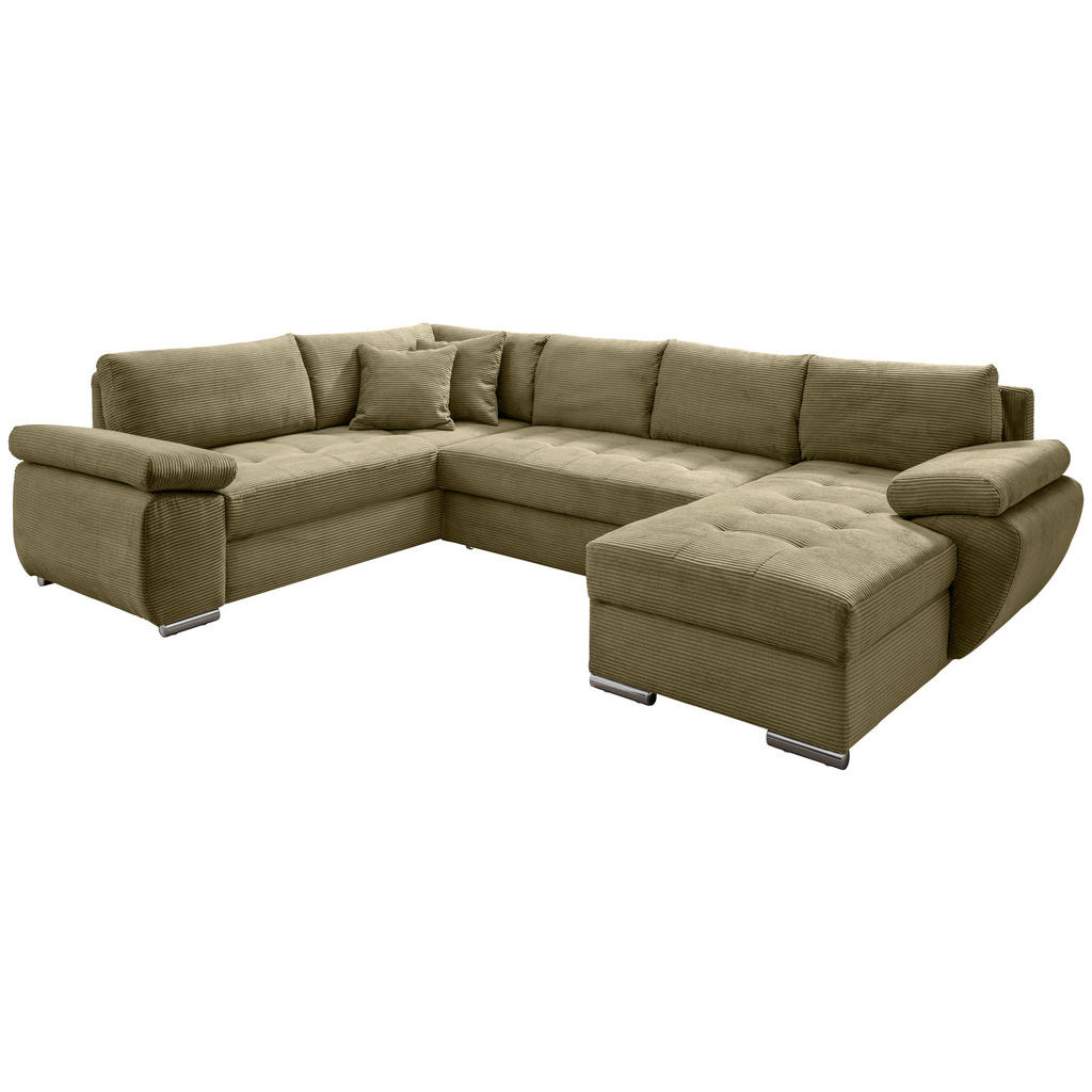 Livetastic SEDACÍ SOUPRAVA, textil, olivově zelená 1