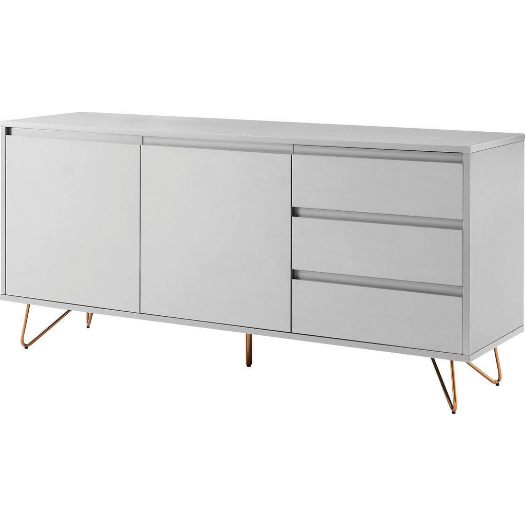 Livetastic ŠIROKÁ KOMODA, bílá, 150/70/40 cm