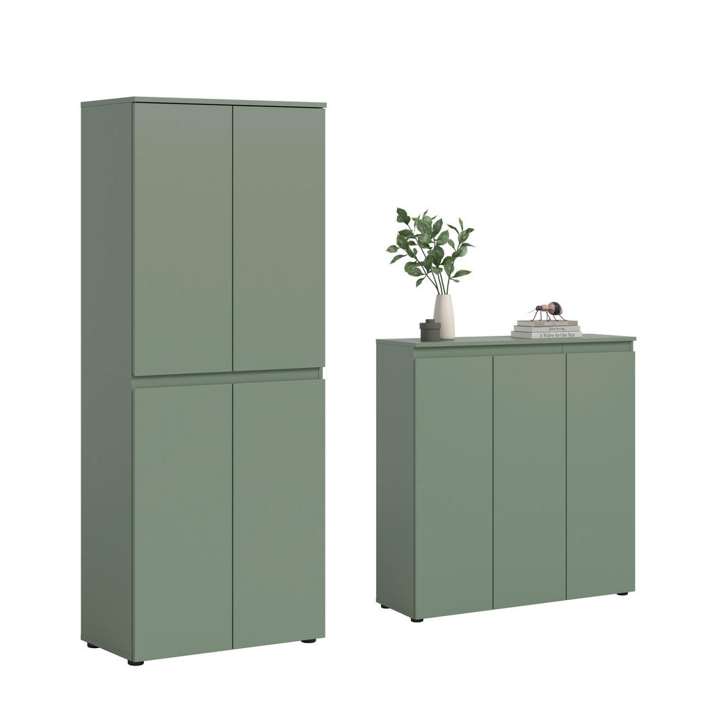 Livetastic SKŘÍŇ NA ODĚV, šedozelená, 190/175/37 cm