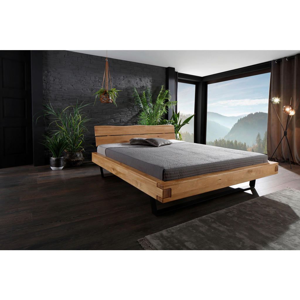 Livetastic TRÁMOVÁ POSTEL, 200/200 cm, divoký dub