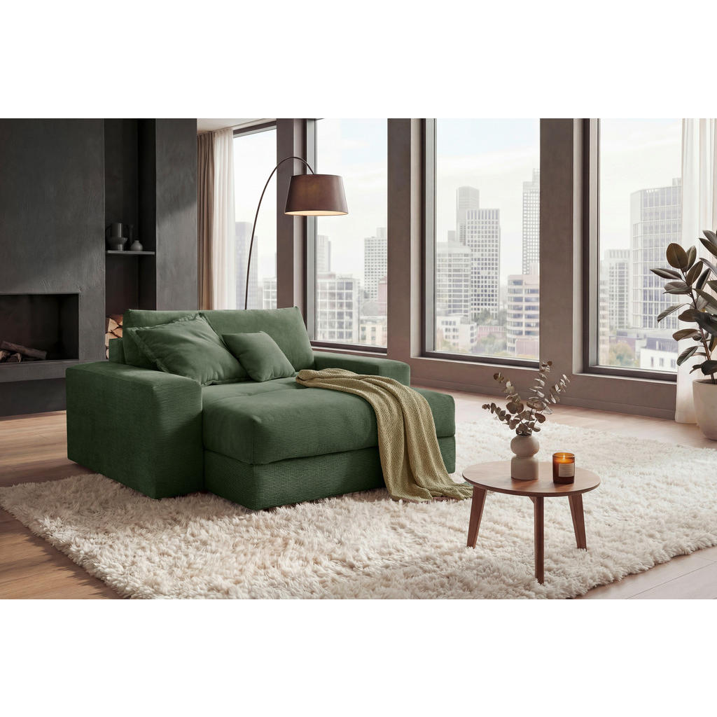 Livetastic XXL KŘESLO, textil, zelená