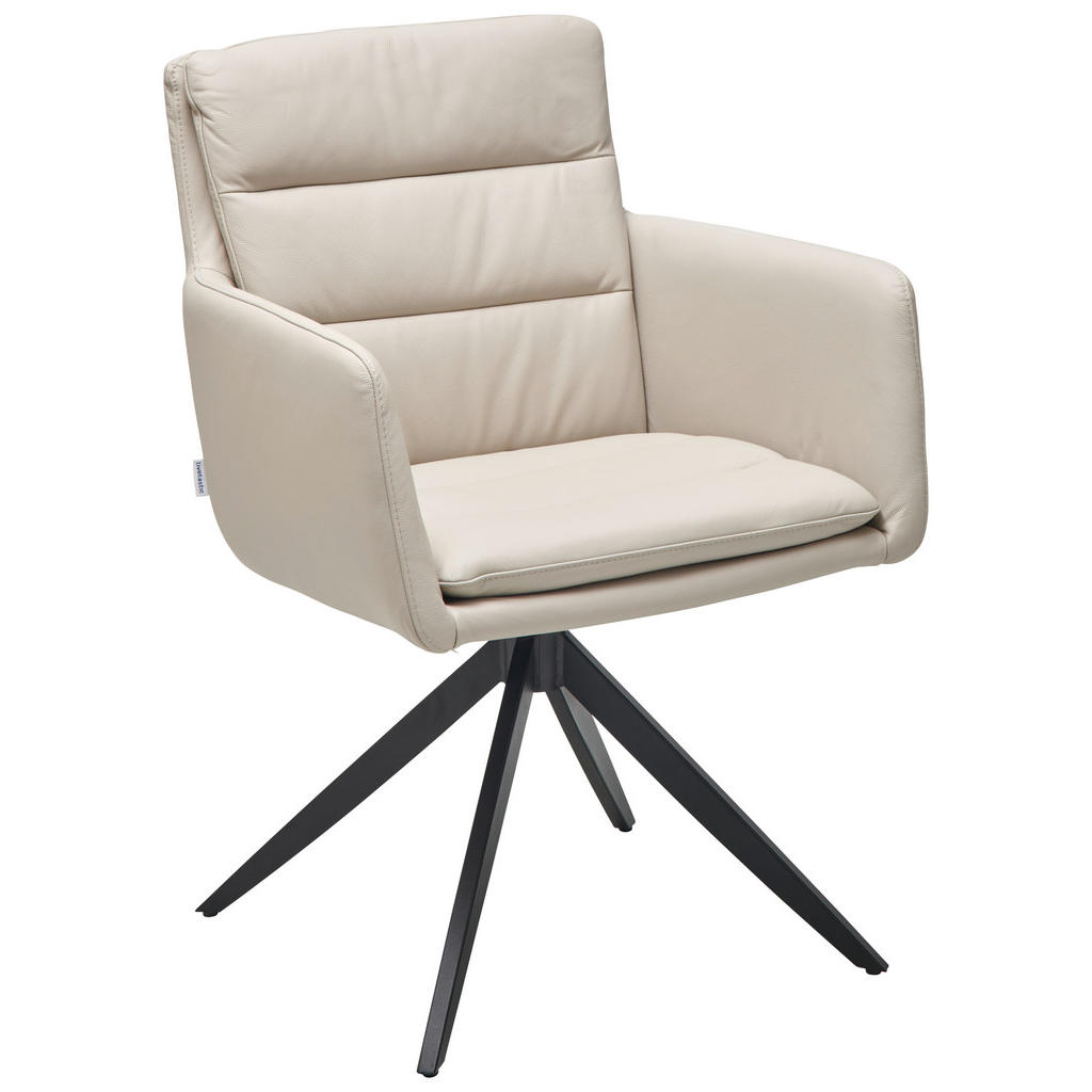 Livetastic ŽIDLE S PODRUČKAMI, ocel, béžová