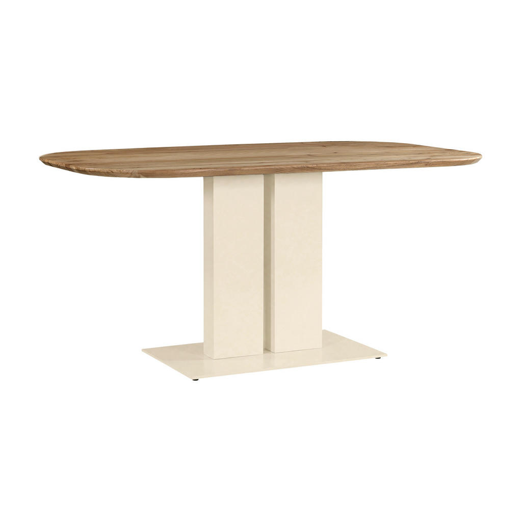 Lomoco JÍDELNÍ STŮL, akácie, barvy akácie, krémová, 160/95/76 cm