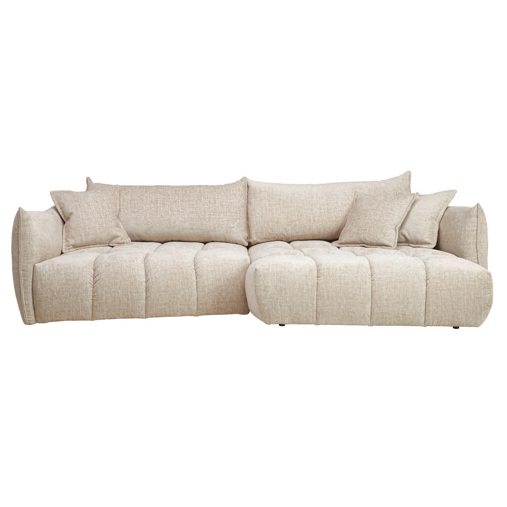 Lomoco ROHOVÁ SEDAČKA, textil, béžová 1