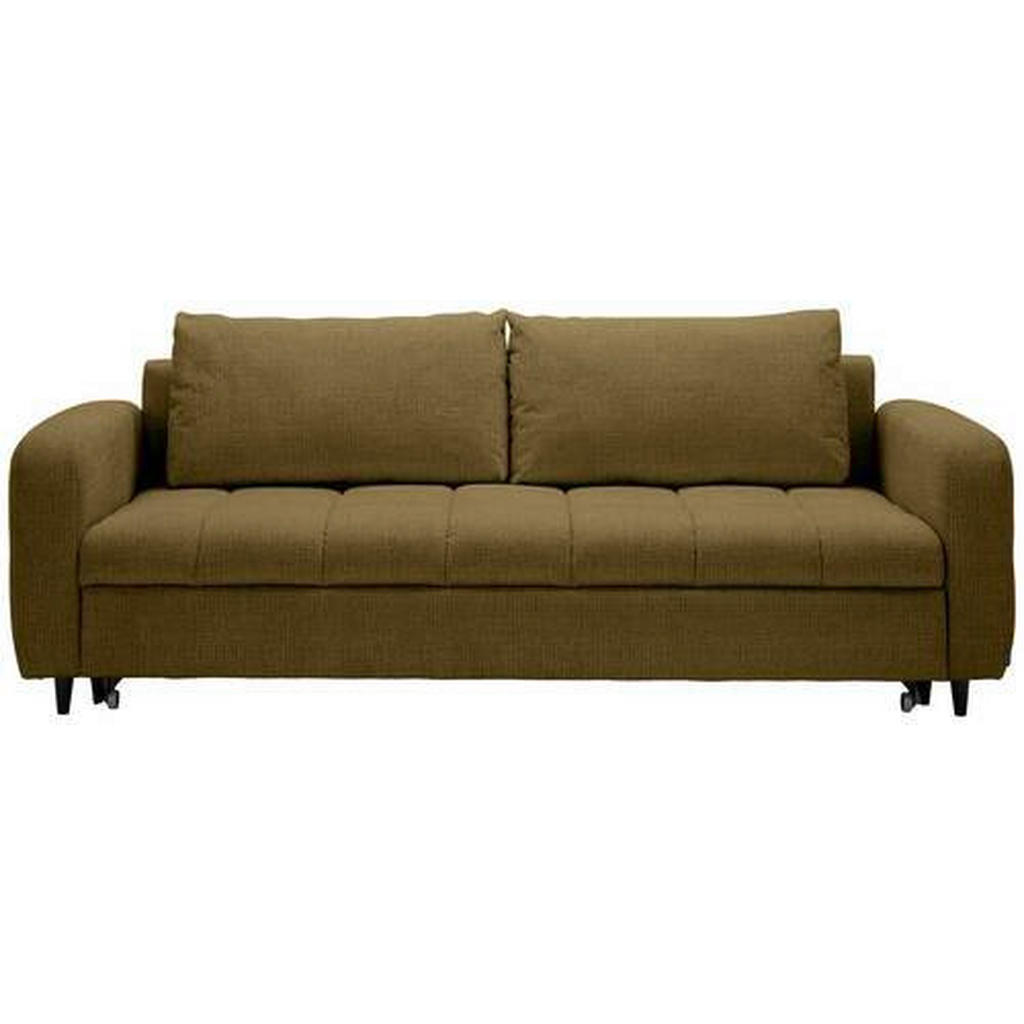 Lomoco ROZKLÁDACÍ POHOVKA, textil, olivově zelená